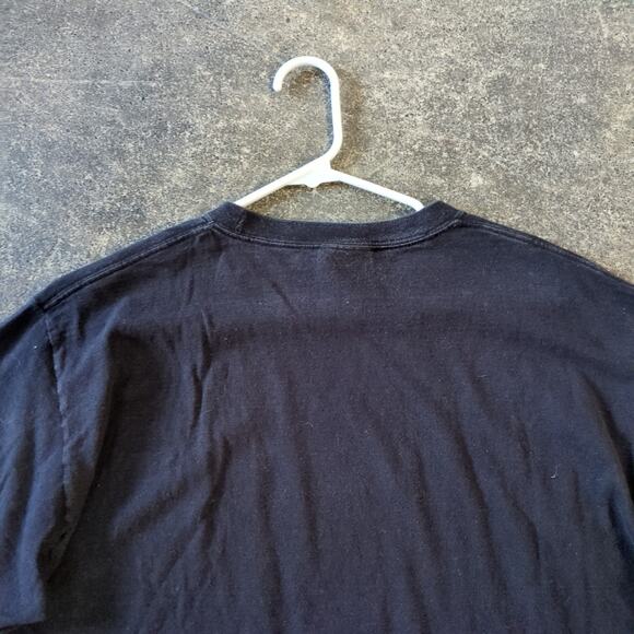 AC/DC Back in Black Band T Shirt Mens L Black 80s Retro Music Rock - Picture 4 of 8